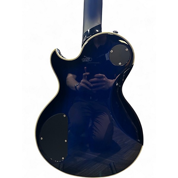 Used Schecter Guitar Research Solo II Supreme Blue Solid Body Electric Guitar