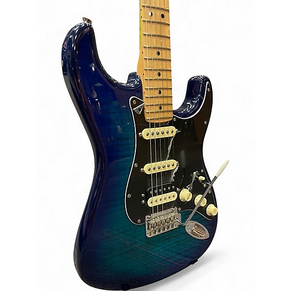 Used Fender Player Stratocaster Blue Burst Solid Body Electric Guitar