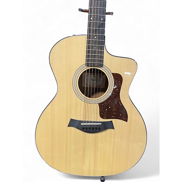 Used Taylor 214CE Plus Natural Acoustic Electric Guitar