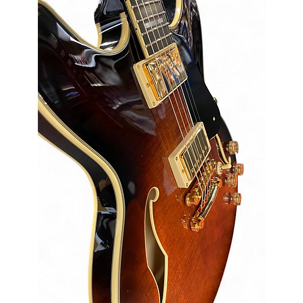 Used Ibanez JSM100VT Vintage Sunburst Hollow Body Electric Guitar