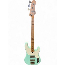 Used Bluesman Vintage DEVILLE 2T Daphne Blue Electric Bass Guitar