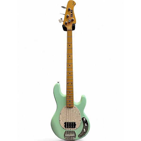 Used Sterling by Music Man Ray4 Mint Green Electric Bass Guitar