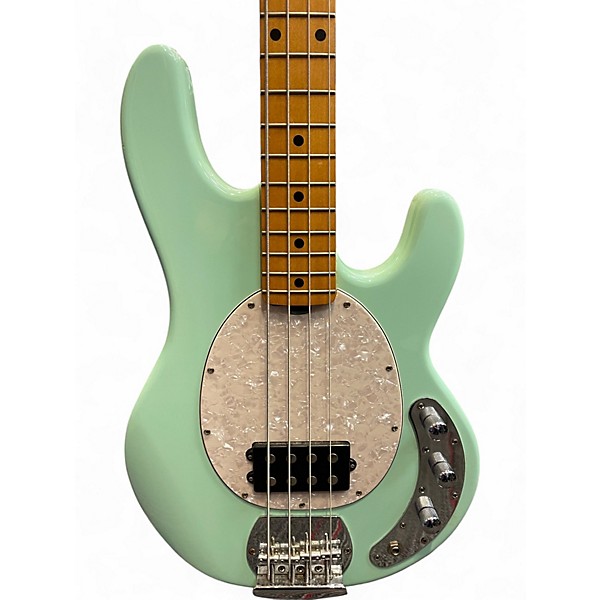 Used Sterling by Music Man Ray4 Mint Green Electric Bass Guitar