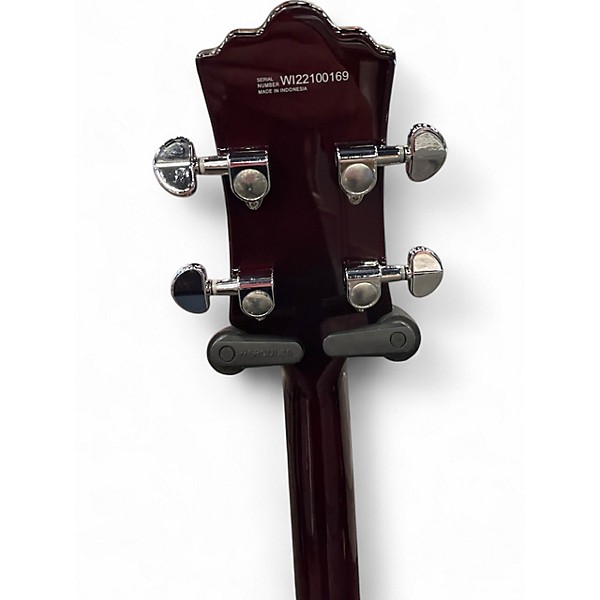 Used Eastwood CLASSIC TENOR 60'S REISSUE Crimson Red Burst Hollow Body Electric Guitar