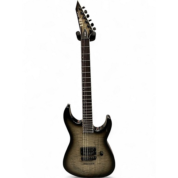 Used ESP LTD M1001 Charcoall Burst Solid Body Electric Guitar