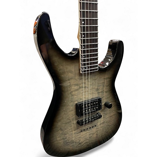 Used ESP LTD M1001 Charcoall Burst Solid Body Electric Guitar