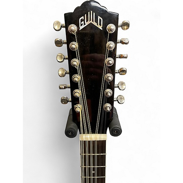 Used Guild F2512CE Sunburst 12 String Acoustic Electric Guitar