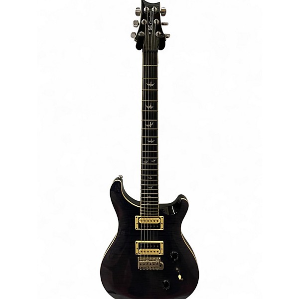 Used PRS SE Custom 24 Trans Purple Solid Body Electric Guitar