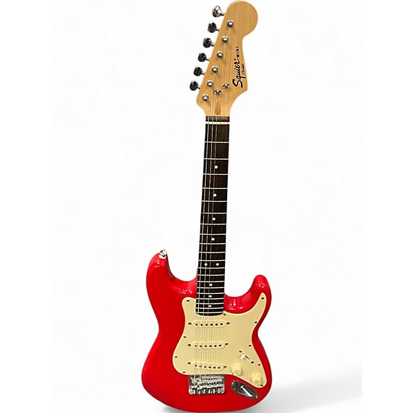 Used Squier Mini Affinity Stratocaster Dakota Red Electric Guitar