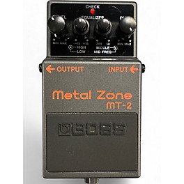 Used BOSS MT2 Metal Zone Distortion Effect Pedal