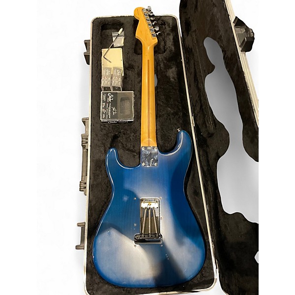 Used Fender American Standard Stratocaster BLUE Solid Body Electric Guitar