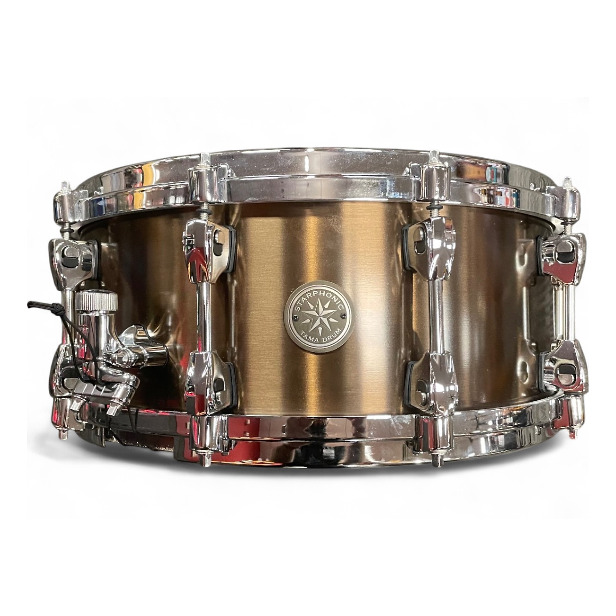 Used Tama 6X14 Starphonic Bell Brass Natural Drum Natural 13