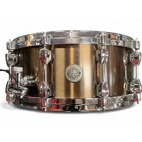 Used Tama 6X14 Starphonic Bell Brass Natural Drum