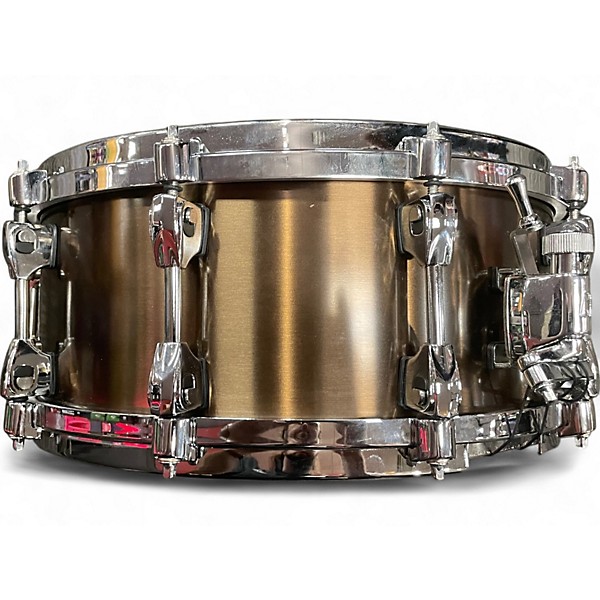 Used Tama 6X14 Starphonic Bell Brass Natural Drum