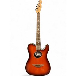 Used Fender Telecoustic Sunburst Acoustic Electric Guitar