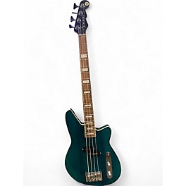 Used Reverend Sentinel Transparent Turquoise Electric Bass Guitar