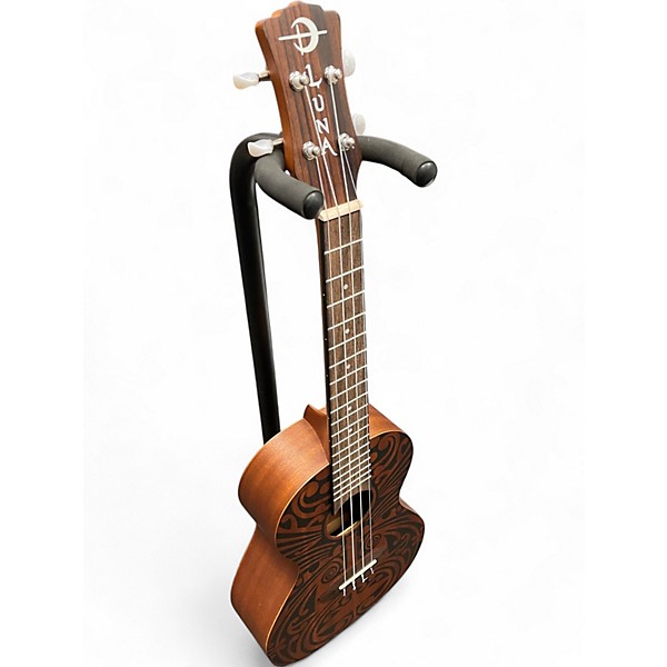 Used Luna TRIBAL TENOR Natural Ukulele