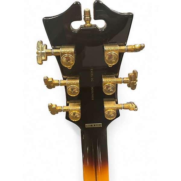 Used D'Angelico EX-DC/SP sunburst Hollow Body Electric Guitar