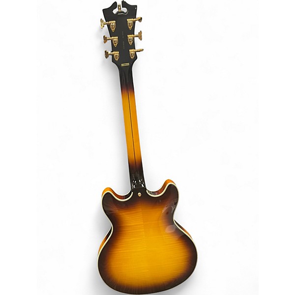 Used D'Angelico EX-DC/SP sunburst Hollow Body Electric Guitar