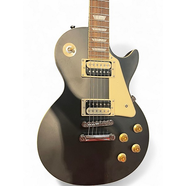 Used Epiphone Les Paul Traditional Pro IV Black Solid Body Electric Guitar
