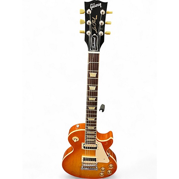 Used Gibson Les Paul Traditional 2 Color Sunburst Solid Body Electric Guitar