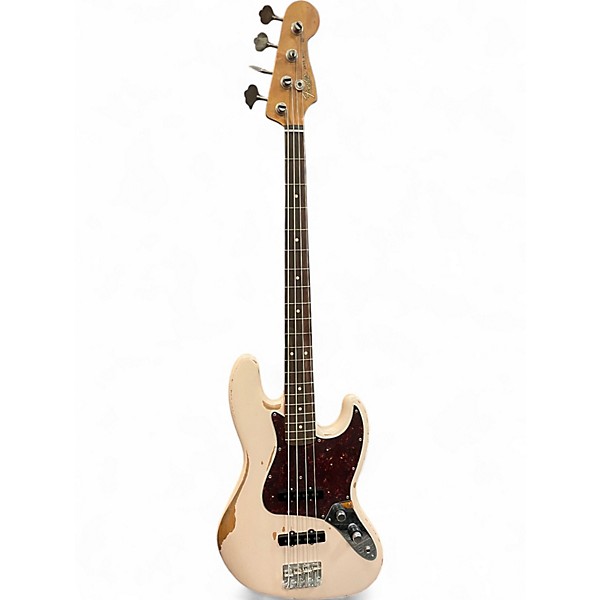 Used Fender Flea Signature Jazz Bass Shell Pink Electric Bass Guitar