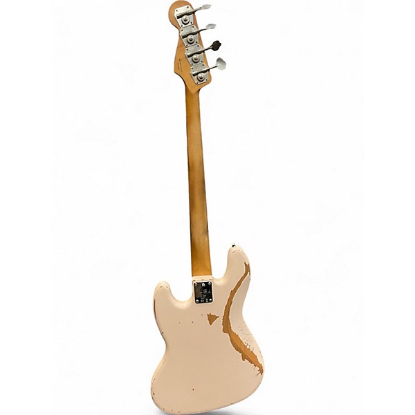 Used Fender Flea Signature Jazz Bass Shell Pink Electric Bass Guitar