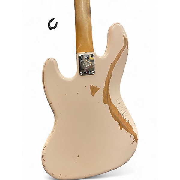 Used Fender Flea Signature Jazz Bass Shell Pink Electric Bass Guitar