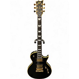 Used 2021 ESP LTD EC1000 Deluxe VINTAGE BLACK Solid Body Electric Guitar