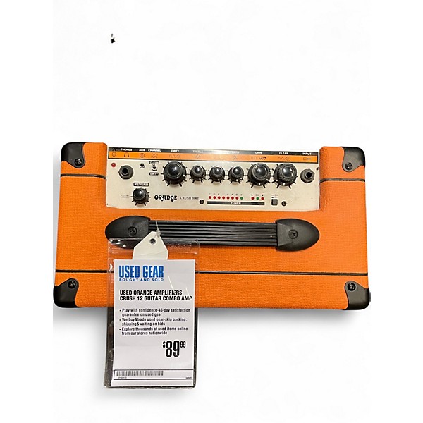 Used Orange Amplifiers Crush 12 Guitar Combo Amp