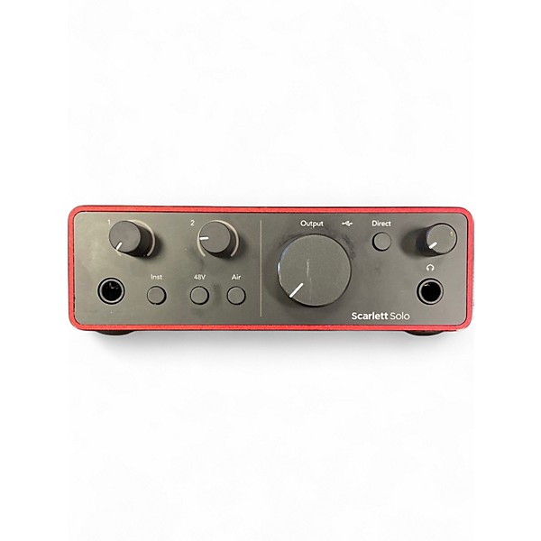 Used Focusrite Used Focusrite Scarlett Solo 4th Gen Audio Used Focusrite Used Focusrite Scarlett Solo 4th Gen Audio