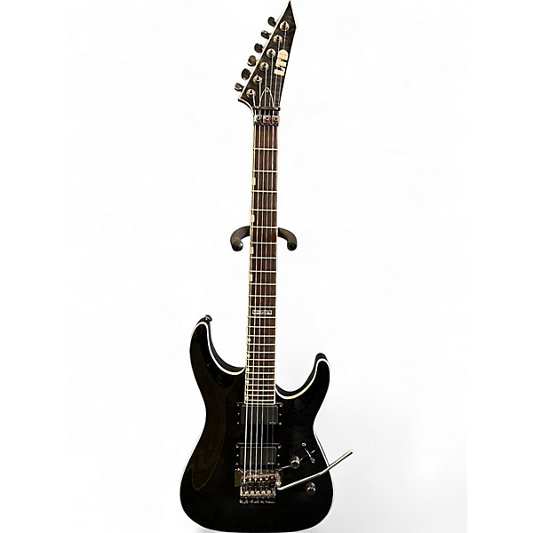 Used ESP LTD MH350FR Black Solid Body Electric Guitar