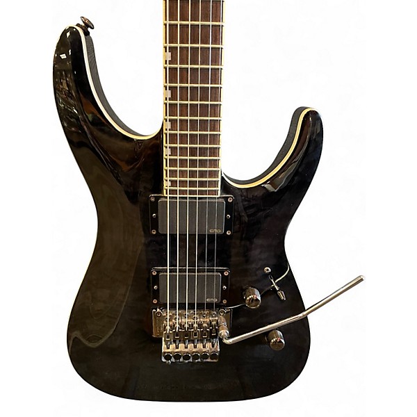 Used ESP LTD MH350FR Black Solid Body Electric Guitar