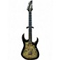 Used Ibanez IRG1121PB Black Charcoal Burst Solid Body Electric Guitar thumbnail