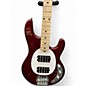 Used Sterling by Music Man ray4hh sub series hh red Electric Bass Guitar