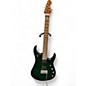 Used 2017 Ernie Ball Music Man JP15 John Petrucci Signature teal quilt burst Solid Body Electric Guitar thumbnail