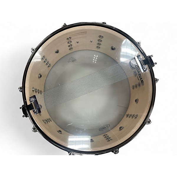 Used Orange County Drum & Percussion 14X6 Miscellaneous Snare NATURAL BLACK BURST Drum