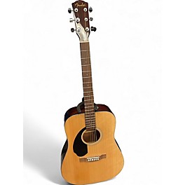 Used Fender CD60S LH Natural Acoustic Guitar