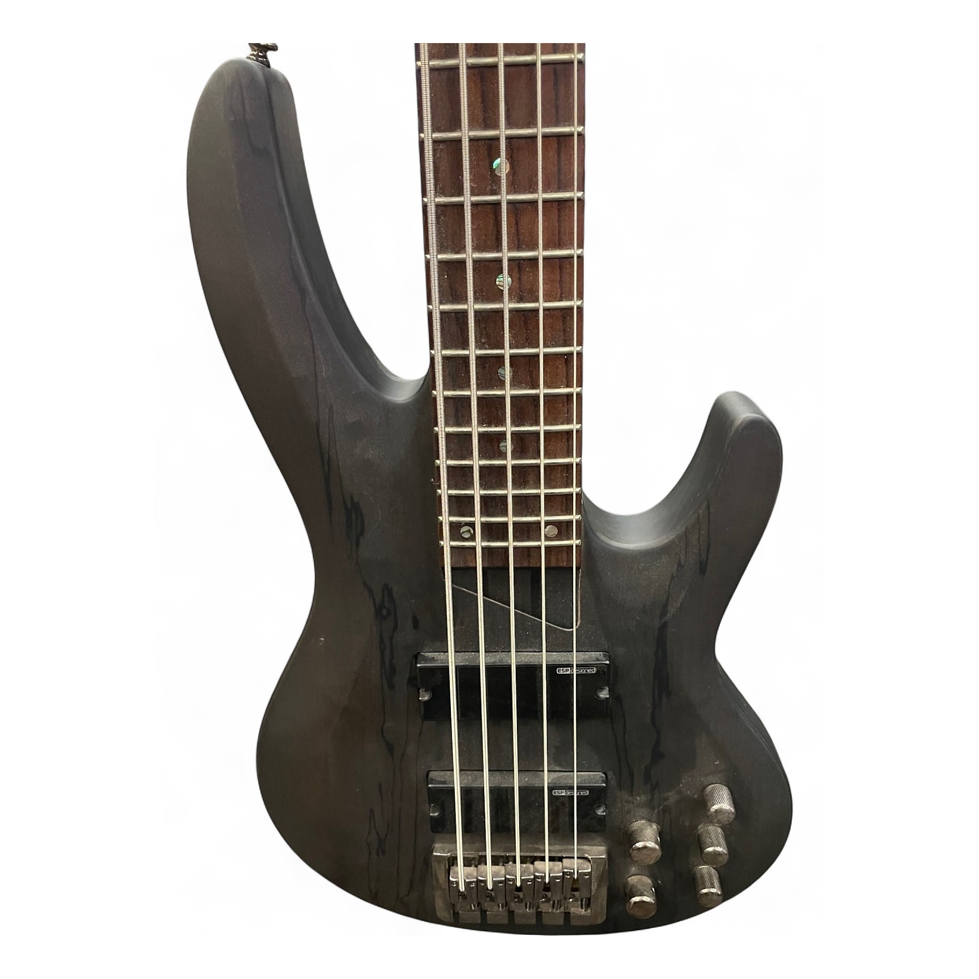 Used ESP Used ESP Ltd b2055 Black Electric Bass Guitar Black