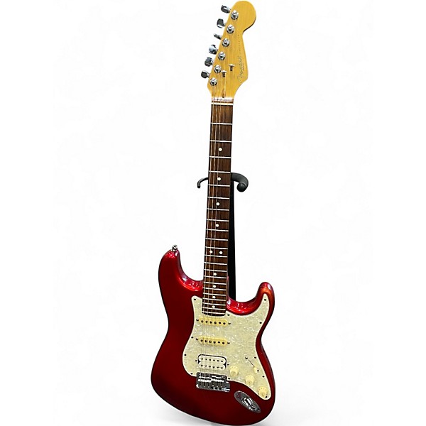 Used 1996 Fender 1962 Reissue Stratocaster Crimson Red Trans Solid Body Electric Guitar