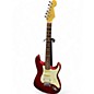Used 1996 Fender 1962 Reissue Stratocaster Crimson Red Trans Solid Body Electric Guitar thumbnail