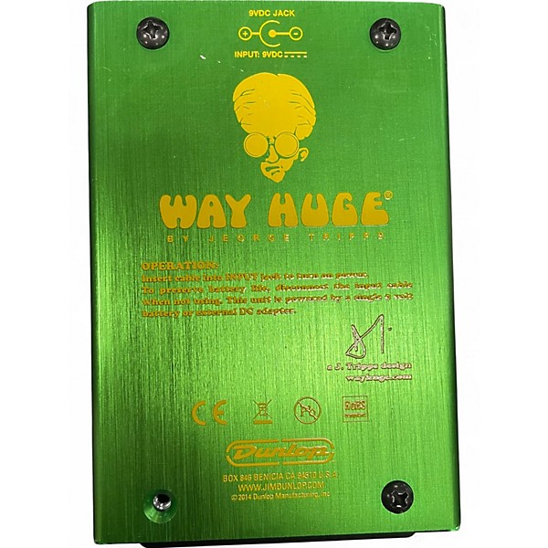Used Way Huge Electronics WHE401 Swollen Pickle MKII Super Jumbo Fuzz Effect Pedal