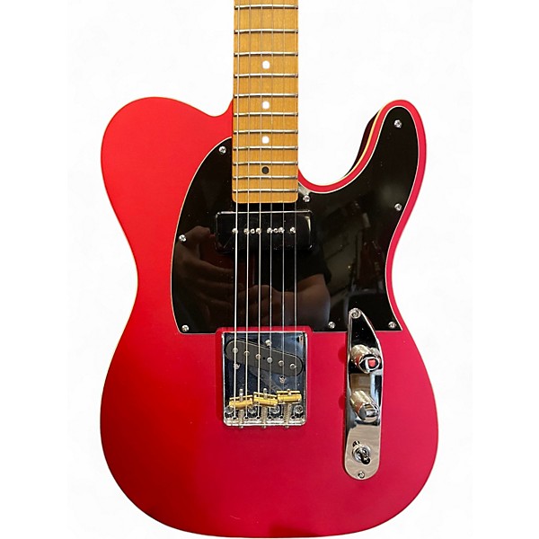 Used Schecter Guitar Research Diamond Series PT Metallic Red Solid Body Electric Guitar