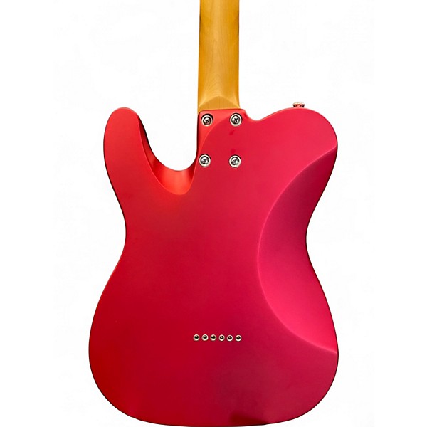 Used Schecter Guitar Research Diamond Series PT Metallic Red Solid Body Electric Guitar