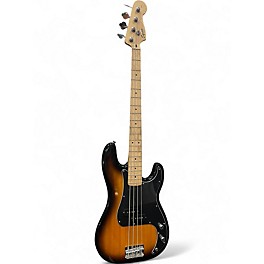 Used Squier Affinity Precision Bass 2 Color Sunburst Electric Bass Guitar