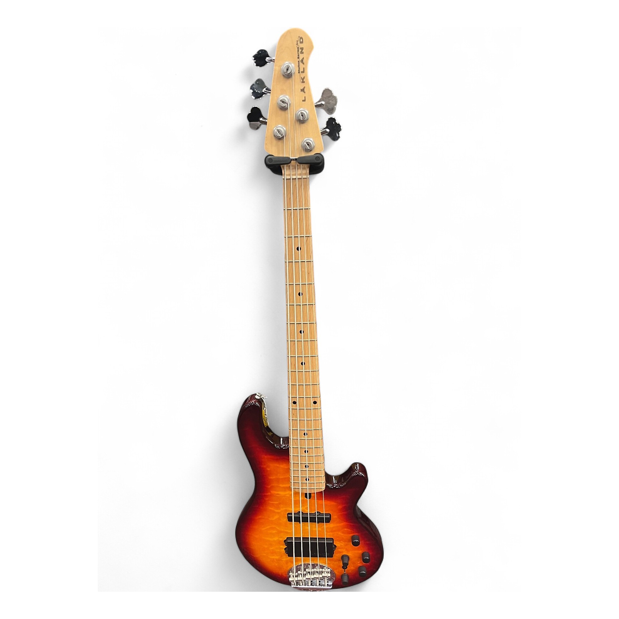 Used Lakland 55-02 Skyline Deluxe 5 String Sunburst Electric