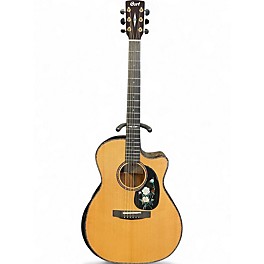 Used Cort GA PF Grand Regal Bevel Natural Acoustic Electric Guitar