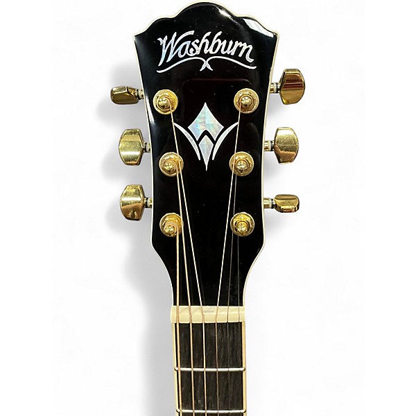 Used Washburn EA55GAU Tobacco Burst Acoustic Electric Guitar