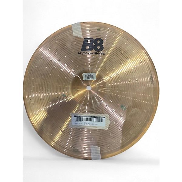 Used SABIAN 14in AAX MEDIUM HI HAT PAIR Cymbal