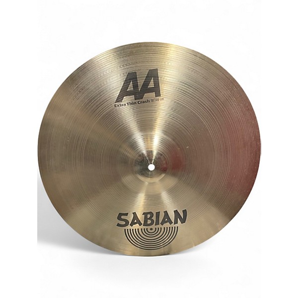 Used SABIAN 18in AA EXTRA THIN CRASH Cymbal